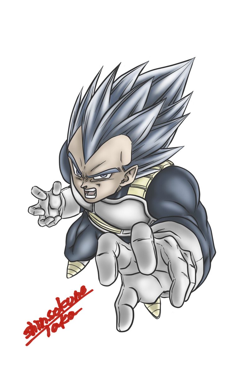 Twitter 上的 神速の鷹 ドラゴンボールイラスト ベジータ新形態 フォロワーさんが描いたベジータ を自分が描いたらどうなるのか 見てみたい とのことでその方が描いたベジータのポーズで自分なりのベジータ新形態を描かせて頂きました Dragonballart