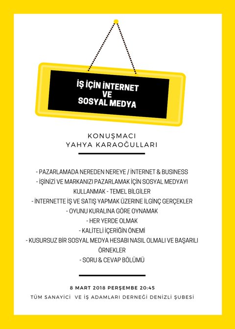 WebEditoryal's tweet photo. 2018 seminerleri maceramız başlıyor.

#sosyalmedya #sosyalmedyapazarlama #onlinepazarlama #onlinesatış #dijitalpazarlama #onlineiş #internetteiş #kaliteliiçerik #internettesatış #seminer #tümsiad #konuşmacı #yahyakaraogullari #seminer #seminerler #social #media https://t.co/X0HuHQjdaE