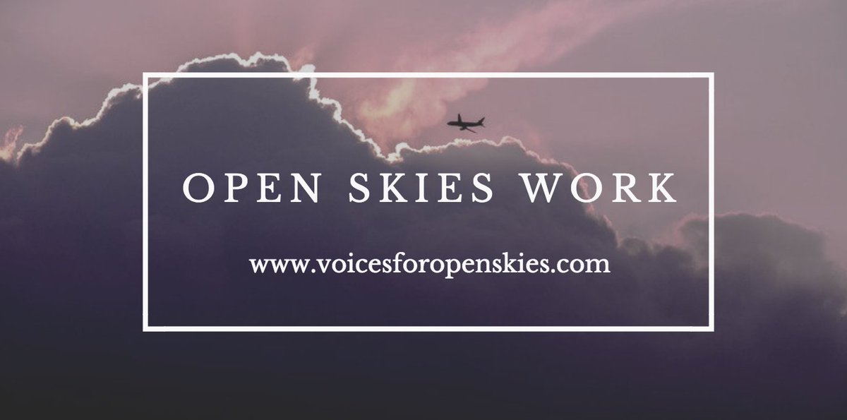 OpenSkiesVoices's tweet photo. Hundreds of business owners, travel employees, and consumers have weighed in to tell the federal government that #OpenSkiesWork. Read their letters here: https://t.co/YzaYEM4PvE https://t.co/zKcqDzr1Um