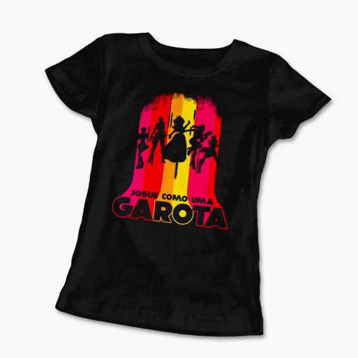 Lugar de garota é saltando de lanchas em movimento prestes a explodir, para sobreviver em Raccoon City, andando de kart, jogando videogame e onde ela quiser! 

Estampa 'Jogue como Uma Garota" aqui, ó: bit.ly/2tmQIpK :) #lojadoporta