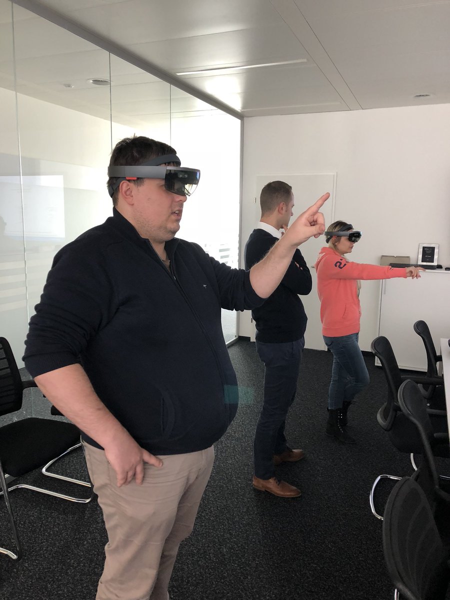 #hololens #ARP eben eine Hands on Schulung erlebt.