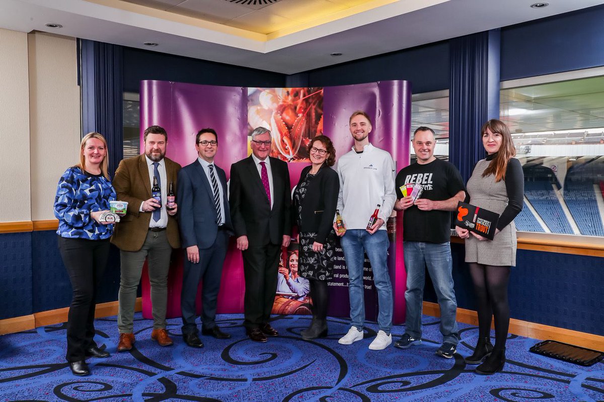 ScotGovNetZero's tweet photo. Great to meet some suppliers and buyers of #scottishfood at @scotfooddrink #showWest earlier today @FergusEwingMSP https://t.co/m1WyeSbdYh