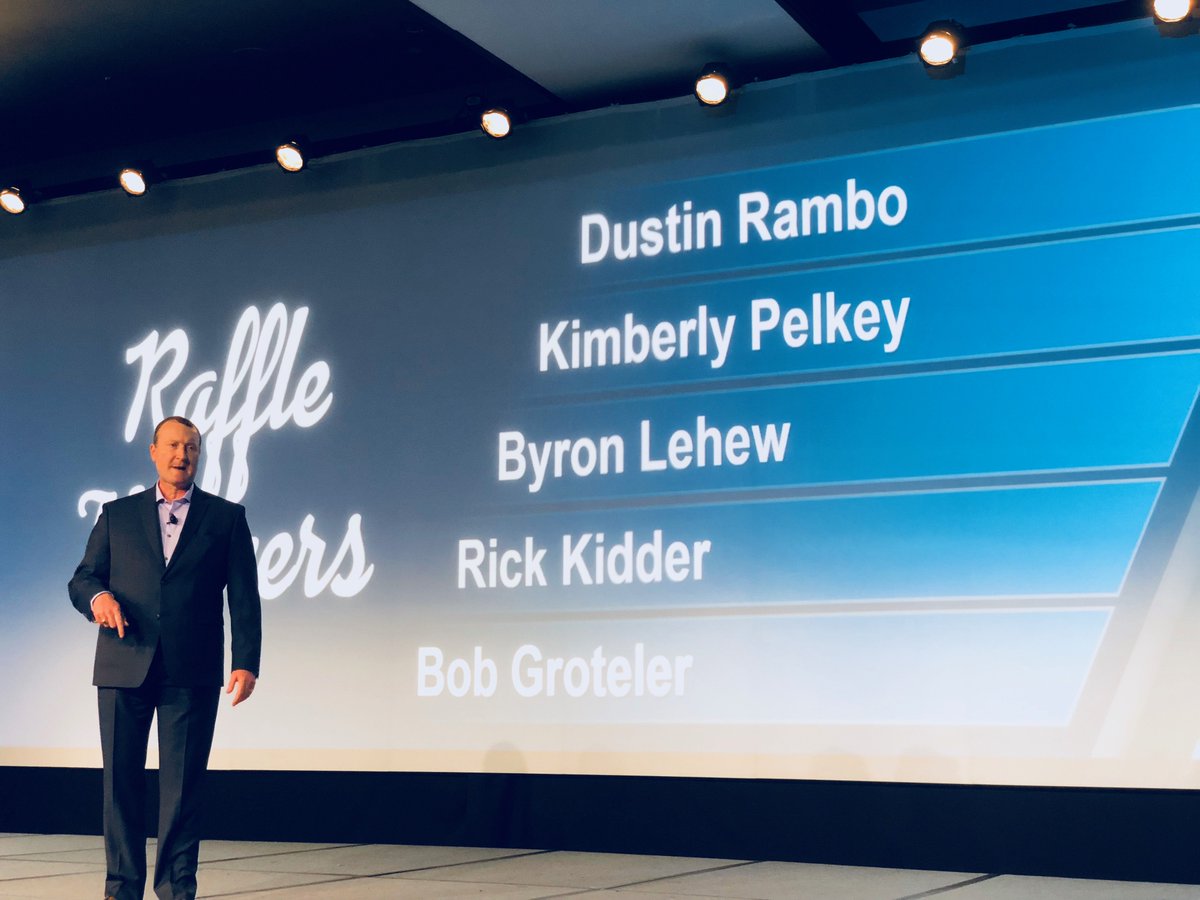 Panduit's tweet photo. 🏆 We proudly announce our lucky winners from both social media challenge and raffle! If your name was on the board, please visit the Panduit One Booth today to claim your prize! #PanSummit #PanduitSummit https://t.co/iUaI7HkD1V