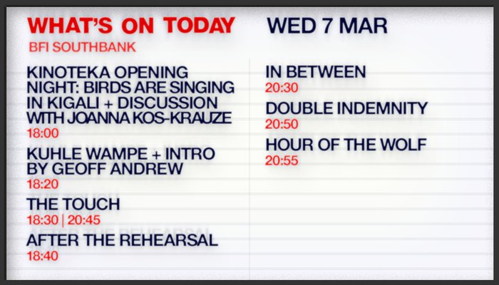 BFI's tweet image. Kicking off the KINOTEKA film festival, Birds Are Singing In Kigali is a beautiful story of loss and resilience bit.ly/2tgmq7W #BFIWhatsOn