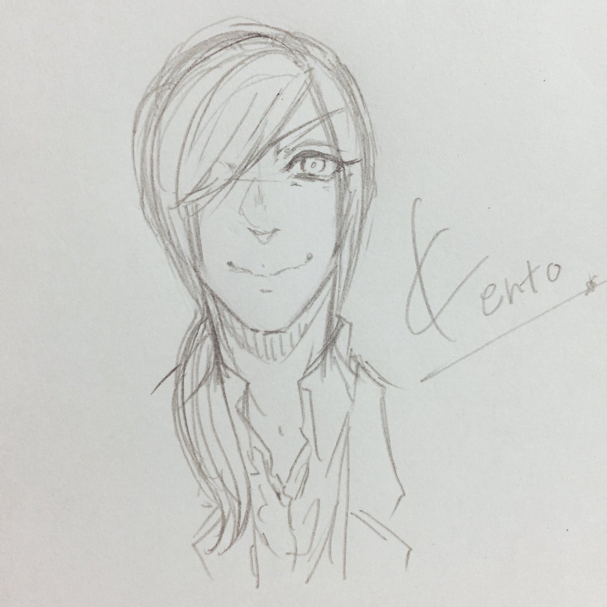 ars_kanten's tweet photo. こんなんだったっけ？あるぇ？わたしどうやって描いてたの？あれれれれ
もう誰よこれぇ！！！！
って感じで描いたので暖かい目で見てください。() https://t.co/4S3VJ1CV5d