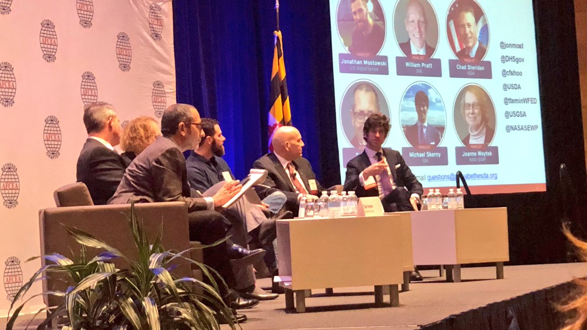 MetroStarSystem's tweet photo. “Rip and replace is inconsistent with #agile, it just doesn’t work!” - @jonmost, Acquisition Strategist &amp; Bureaucracy Hacker, @DefenseDigital #AFCEABreakfast https://t.co/BkkAZJxtxC