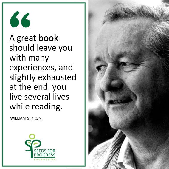 #SeedsQuote There is strong evidence linking #reading for pleasure and educational outcomes. 
#readabook