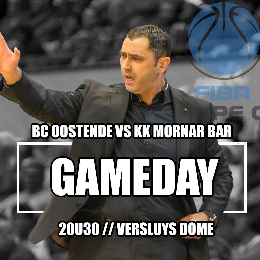 bc_oostende's tweet photo. Gameday!
๐ @FIBAEuropeCup
๐ @MornarBar
๐ฃ 20.30u
๐๏ธ Versluys|Dรดme
๐บ YouTube
#FIBAEuropeCup #welovebco https://t.co/ZVTm7CipDG