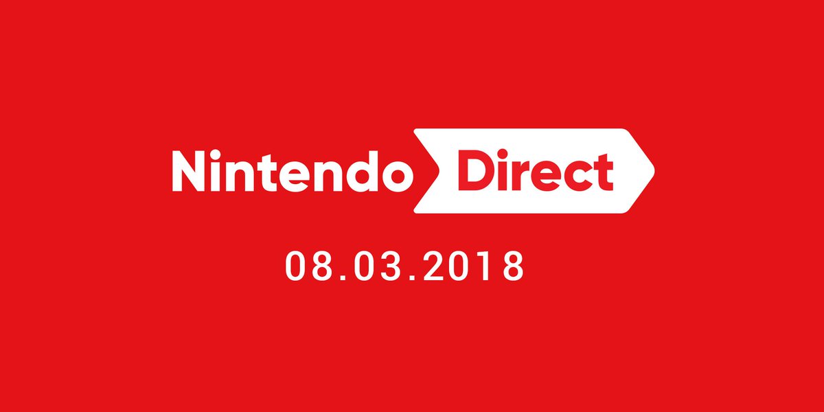 NintendoUK's tweet photo. #NintendoDirect is coming! Tune in on March 8th at 22:00 (UK time) for half an hour of information about upcoming #NintendoSwitch and Nintendo #3DS games, including new details on #MarioTennis Aces.

👉 https://t.co/TWYHxRJiPt https://t.co/ENyfzbcTRb