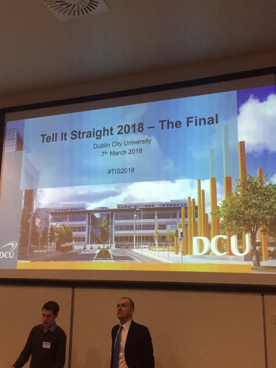 Looking forward to hearing all the research going on in @DublinCityUni. Best of luck to all participants 😊 #TIS2018