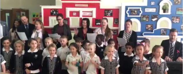 BCADpreprep's tweet photo. Pre Prep staff, children &amp; families coming together for our new Community Choir @BCAbuDhabi #community @BCADmusic https://t.co/qk8fuOsgcg