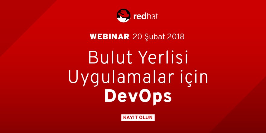 RedHat_Turkiye's tweet photo. 20 Şubat tarihinde Kıdemli Çözüm Mimarımız @serhat_dirik tarafından gerçekleştirilen 'Bulut Yerlisi Uygulamalar İçin DevOps' web seminerine https://t.co/EVC0xUC9gy adresinden erişebilirsiniz. https://t.co/FjQzpaZmkh