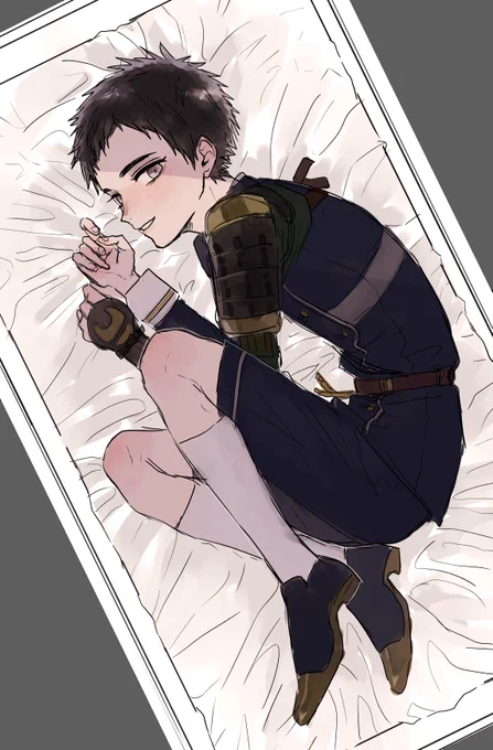 「いいねした人の画像欄覗いて素敵絵を私の絵柄で描いてもいいですか 」で描かせていただいたものその3 