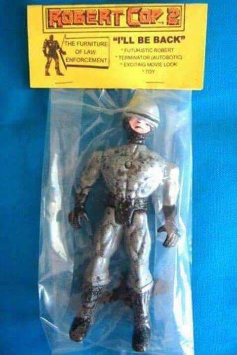 Dick_Ebert's tweet photo. This amazing “Robert Cop 2" action figure reminded me of the countless @Gene_Lyons_ “special” toys stories while growing up.
#LeadPaint #RobertCop #GoRoberto #IllBeBack https://t.co/jL2bSinfGO