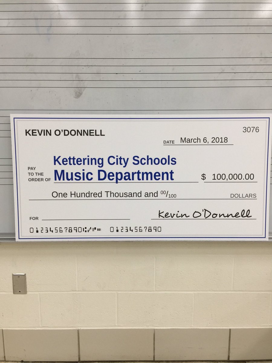 KFHS Bird Pit (@thebirdpit) on Twitter photo Thank you so much Mr. O’Donnell for the donation to the Music Department!! <a href="/KettMus/">Kettering City Schools Music Department</a> Thank you so much Mr. O’Donnell for the donation to the Music Department!! <a href="/KettMus/">Kettering City Schools Music Department</a>