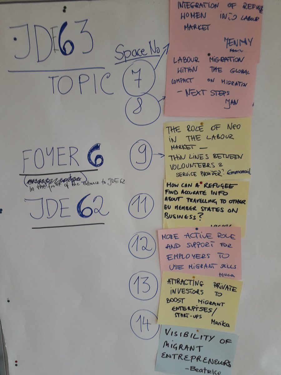 EurMigrForum's tweet photo. It is discussion time at #EMF4.
⬇️Below are all the topics for this interactive debate! https://t.co/byn4TuqP8U