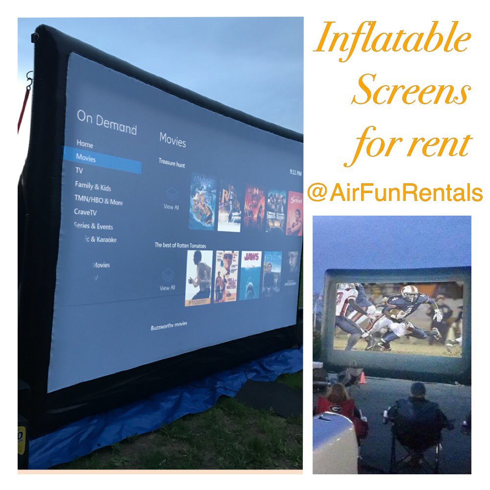 AirFunRentals's tweet photo. Movie Night Under the Stars...📽🌌
 
#InflatableScreens for rent. Call us 647-298-4035 / 416-457-8268 https://t.co/yUPjWkPfcN