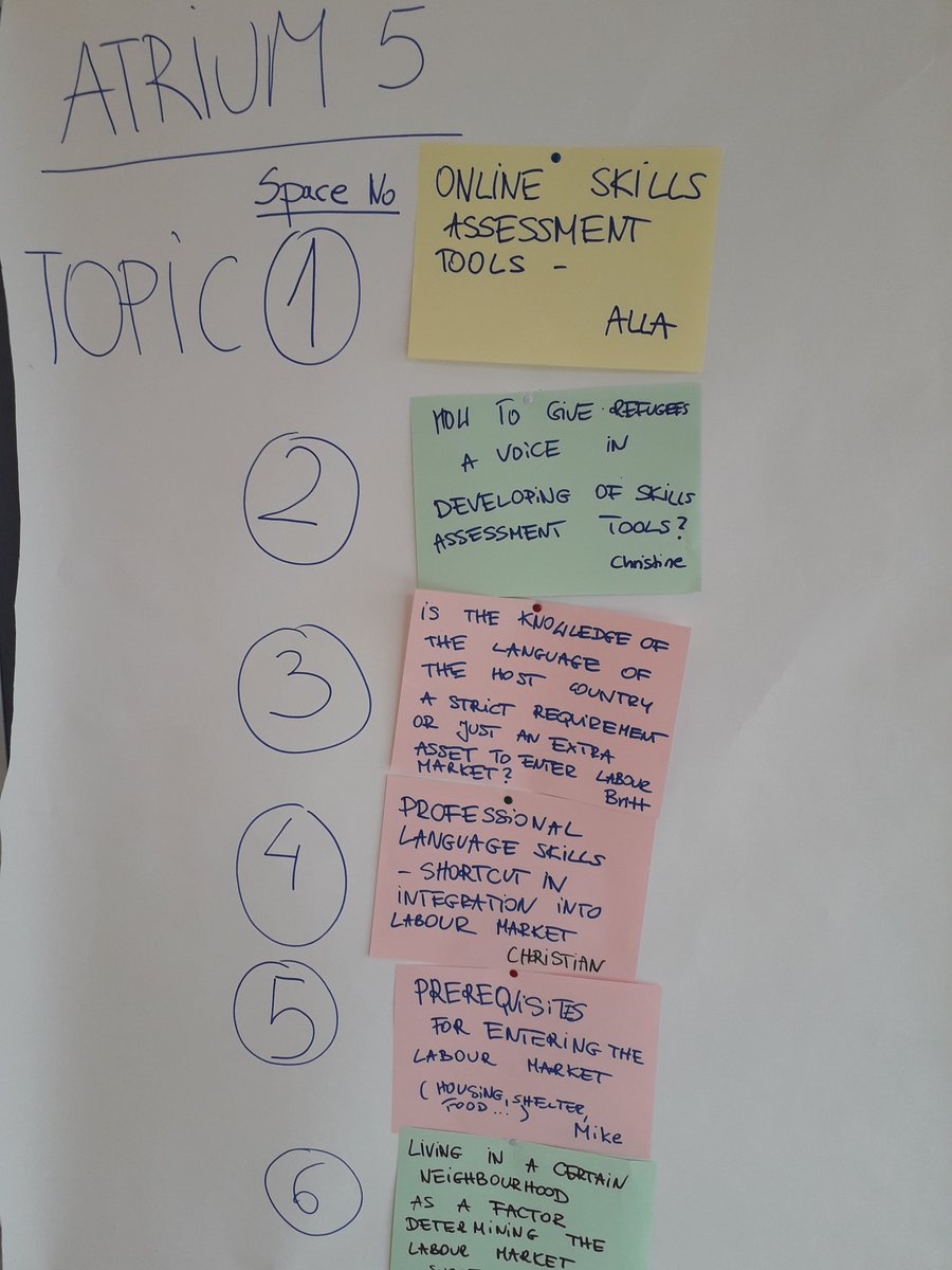 EurMigrForum's tweet photo. It is discussion time at #EMF4.
⬇️Below are all the topics for this interactive debate! https://t.co/byn4TuqP8U