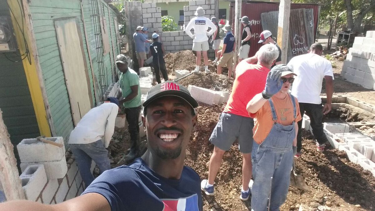 fca_dr's tweet photo. Construction site - Christ Church is building much needed new bedrooms for Coach Francisco and his family. https://t.co/cs8E7jrzh2