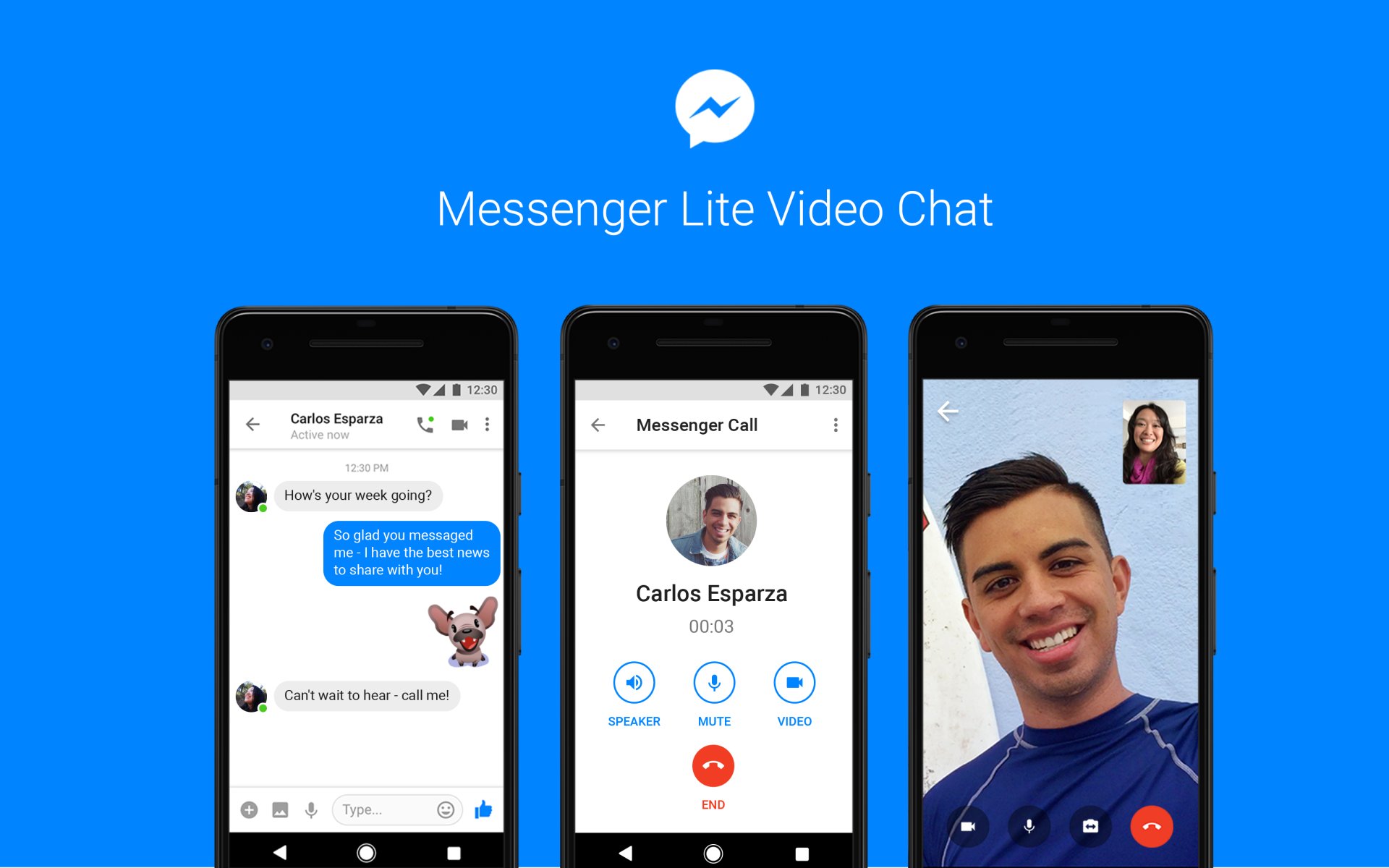 Robert Brooker on Twitter: "Facebook adds video chat to Messenger Lite...