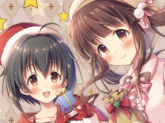 ゆりゅさん(@yuyuryu1)主催の #智絵里カレンダー2018 に12月担当で参加させていただきました!小日向ちゃんと智絵里ちゃん描いてます。シンステ 望19-20「そらいろゆたんぽ」様にて頒布されるとのことですので、よろしくお願いします～ 
