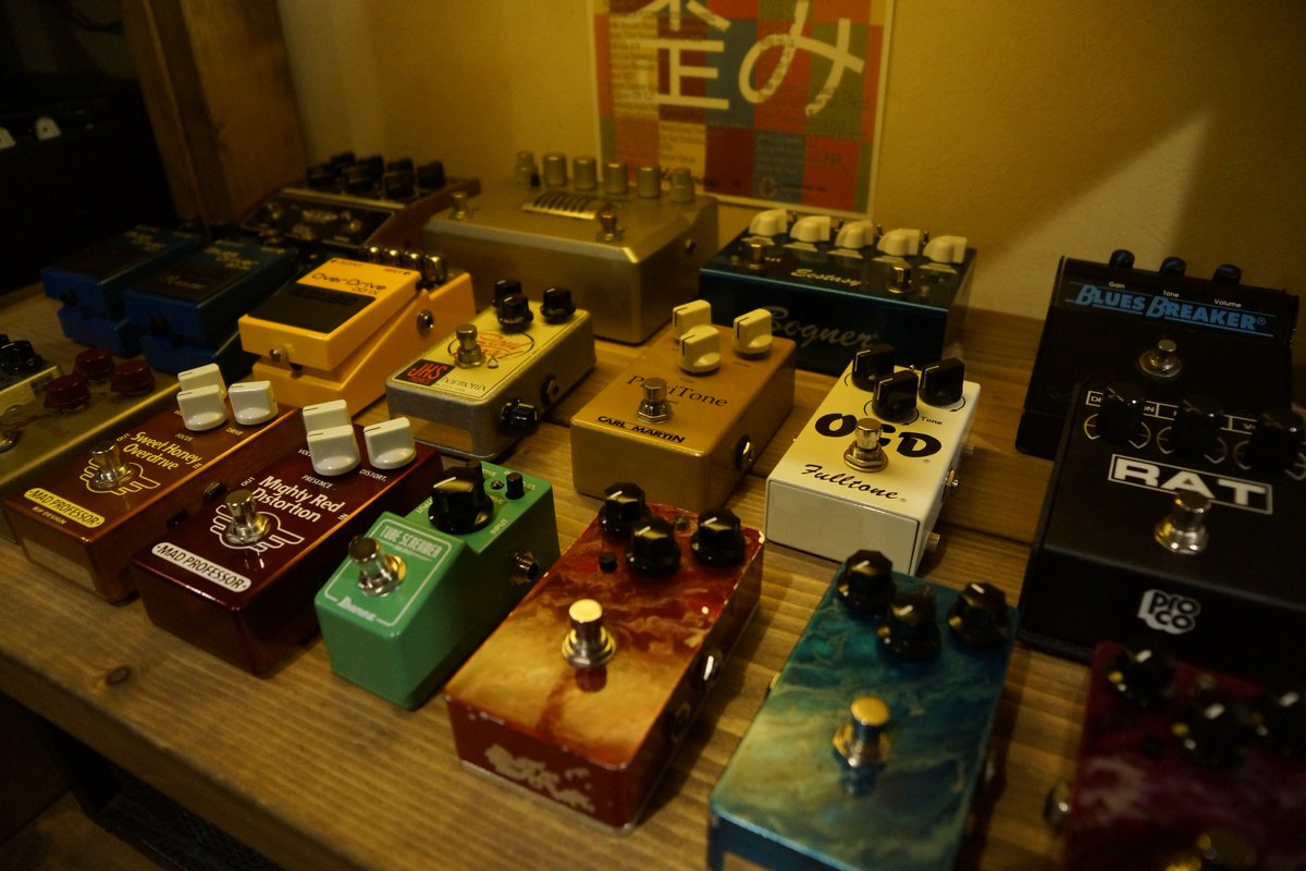 StudioHideaway's tweet photo. 3/31までエフェクター無料レンタルキャンペーン。今回は歪み。
#AMTElectronics #BLACKSTAR #Bogner #BOSS #CARLMARTIN #CrewsManiacSound #ElectroHarmonix #EMMAelectronic #Fulltone #Ibanez #JRockettAudioDesigns #JHSPedals #Leqtique #MADPROFESSOR #Marshall #Proco #Providence #XOTiC #ZVex https://t.co/0RpJN2T7TV