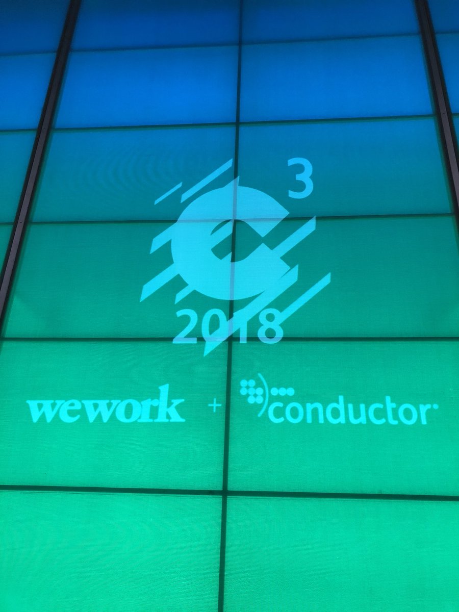 What a way to kick off your massive customer conference. #C3NY <a href="/Conductor/">Conductor</a>