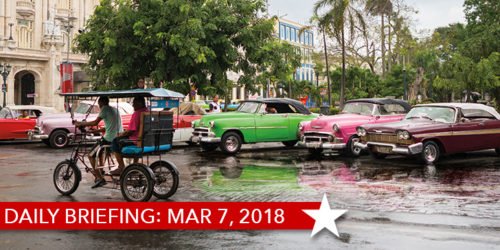 CubaTradeMag's tweet photo. Cuba imposes new import restrictions to curb commercial debt. The U.S. urges #Cuba to focus on investigating sonic 'attacks.' Clandestina t-shirt shop in Cuba cracks the U.S. online market.
https://t.co/EA9AFEQo4l https://t.co/u1QzYmngj8