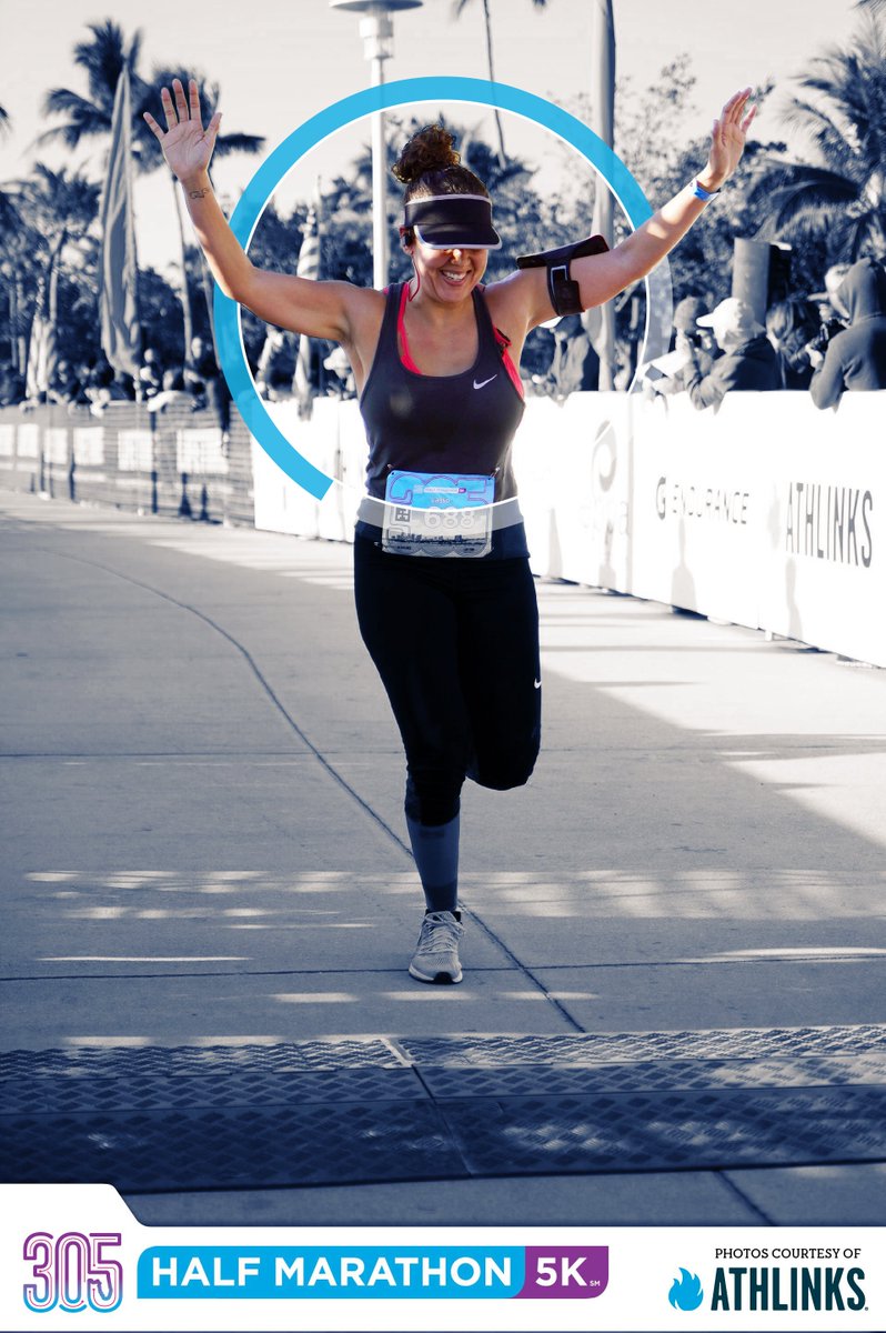 athlinks's tweet photo. Congratulations Ana Lasso for claiming your @RunMiami #305HalfMarathon PR! #breaking2 #run305 #runMIA #ownracedayforever https://t.co/VvkRvxfVTX