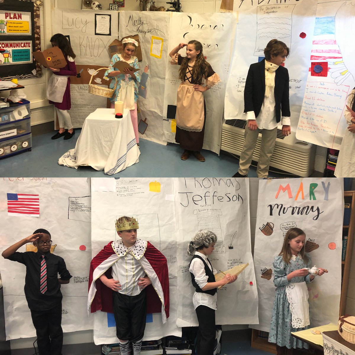 vhecprice's tweet photo. Welcome to the Revolution! #pricespride nailed it on our Revolutionary War wax museum! @VhecTech @vhcschools https://t.co/JwSWaXrhL6