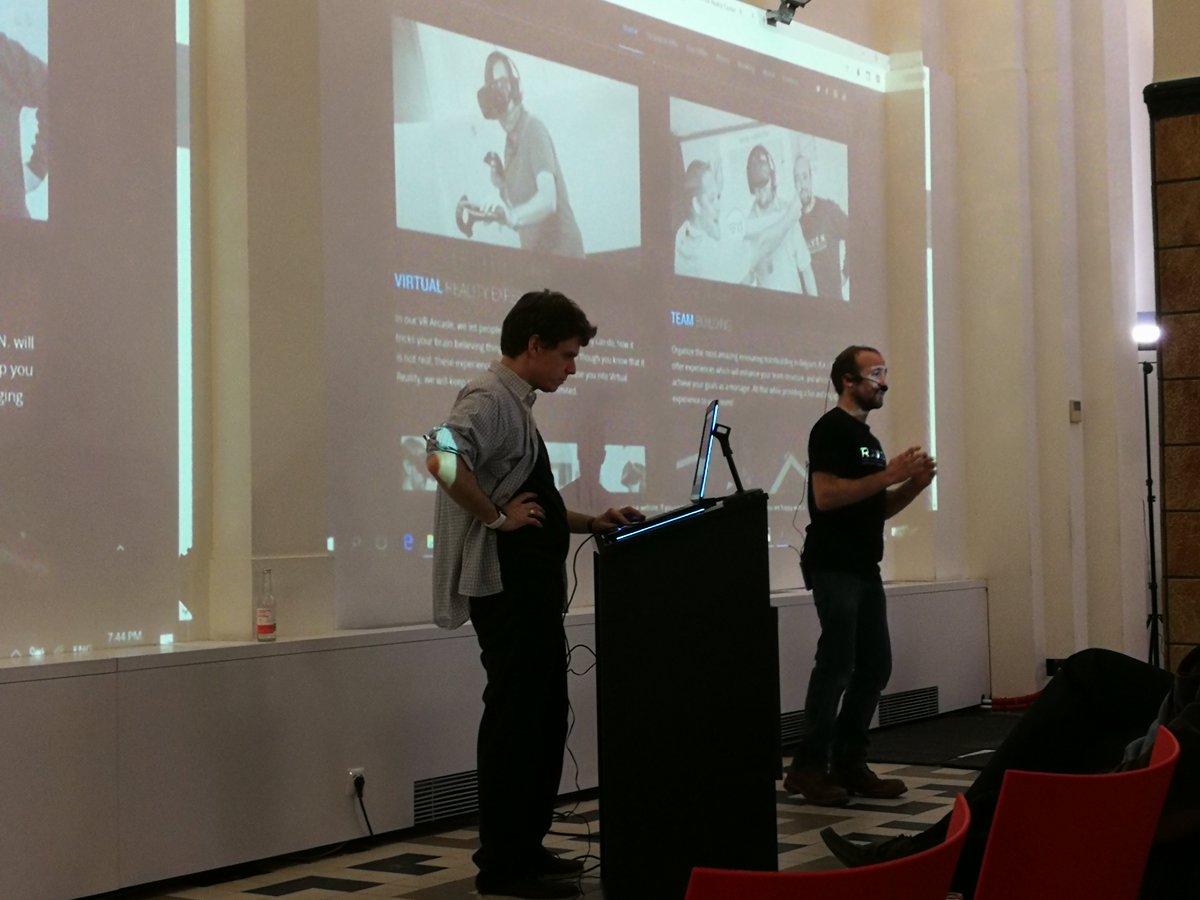 One_Bonsai's tweet image. We talked #LocationBasedVR , we tried out #demos. Such fun! @digityser @ravenzaventem