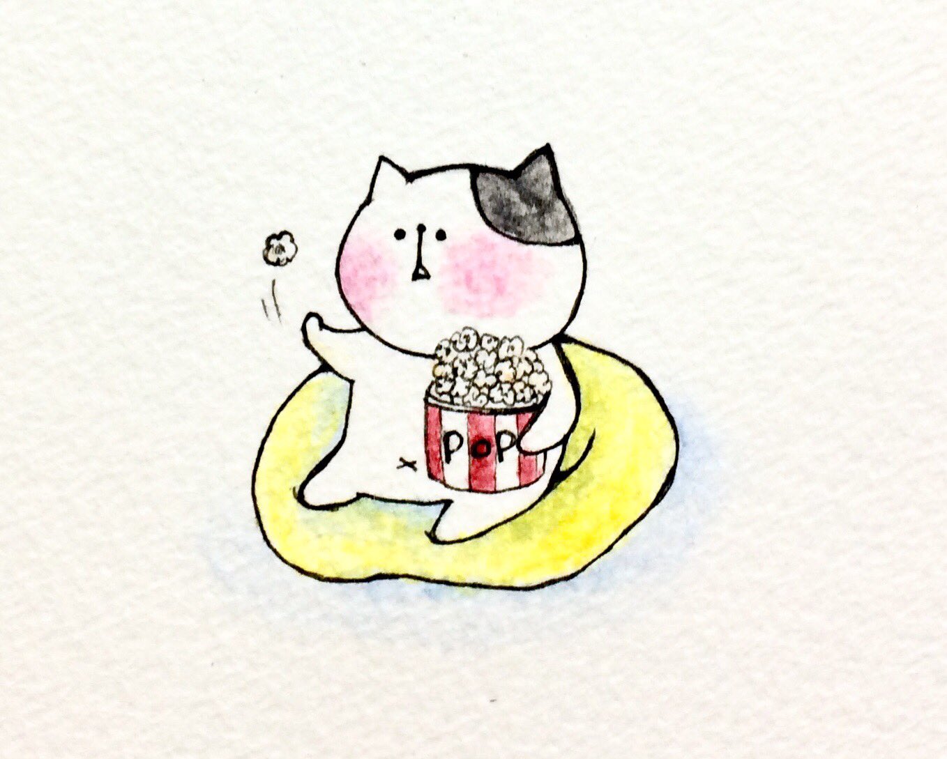 絵画 。手描き【かわいい猫たちはシャンパンと美しい夜のパーティーに酔っている】 絵画 。壁掛け絵原画手描き【かわいい猫たちの楽しいワイン