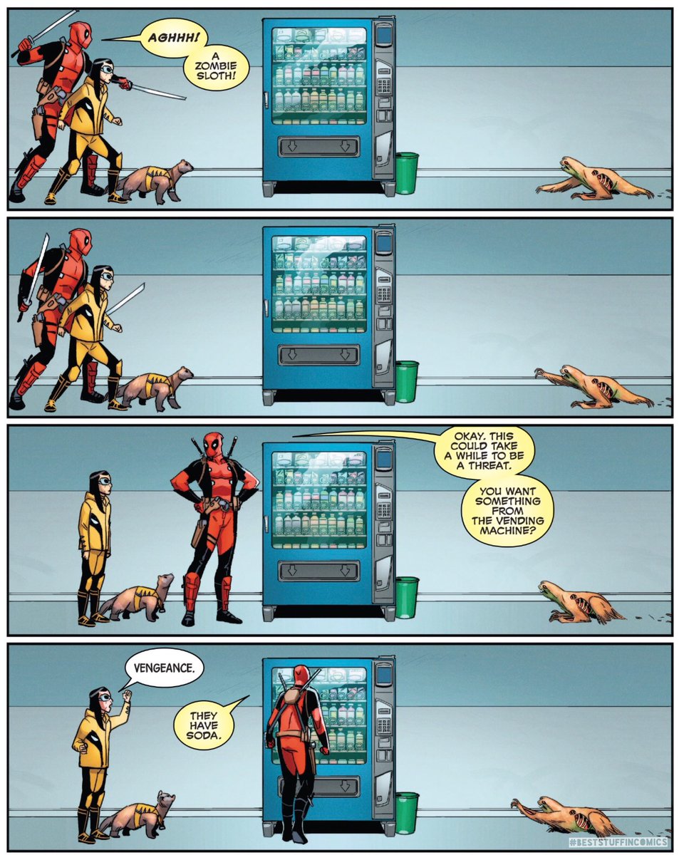 GManFromHeck's tweet photo. Best Example Of Why Not All #Zombies Are An Immediate Threat — All-New #Wolverine 31
#BestStuffInComics #Marvel #Deadpool #Honeybadger #jonathanthewolverine https://t.co/jROAxszu2z