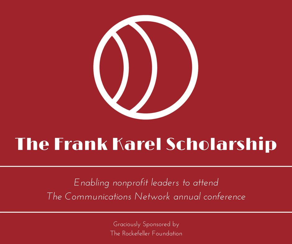 TheComNetwork's tweet photo. Apply for a Frank Karel scholarship to attend #ComNet18 conference in San Francisco: https://t.co/AOjmANq3vn https://t.co/UWkFYpHPfo
