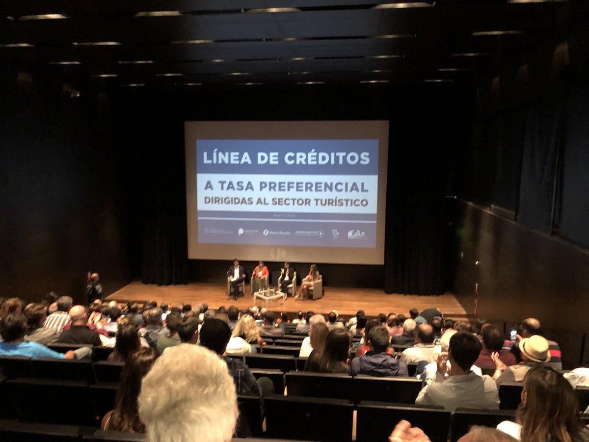 camaratextilmdp's tweet photo. Presentación de la línea de créditos a tasa preferencial para el sector turístico    en @MARMuseo https://t.co/hAI5z2X50i