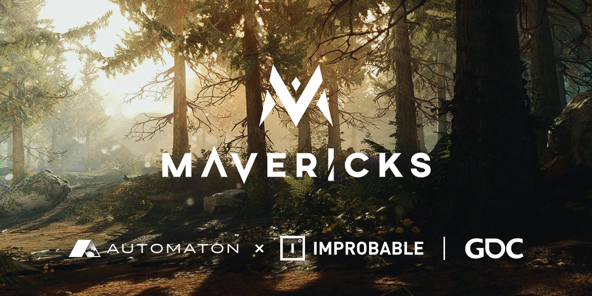 PlayMavericks's tweet photo. Just under 2 weeks until we join @Improbableio at #gdc2018 to showcase what's under the hood of Mavericks and how to make the next generation of games! Sign up for updates on the #ImprobableGDC event page here: https://t.co/waiv2wDcl4 https://t.co/PWetVayJQb