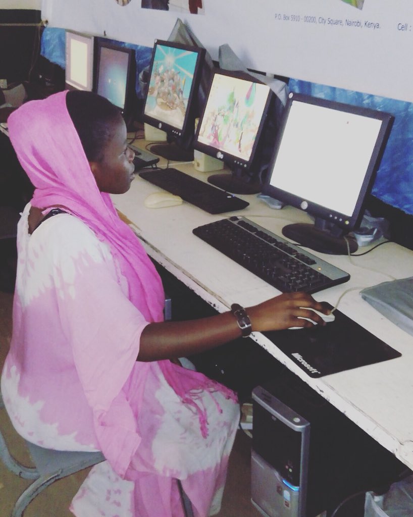 kiberakids's tweet photo. Zubeda busy practicing her computer skills #kiberakids #education #InformationTechnology #Students https://t.co/j2HJkTP9pH
