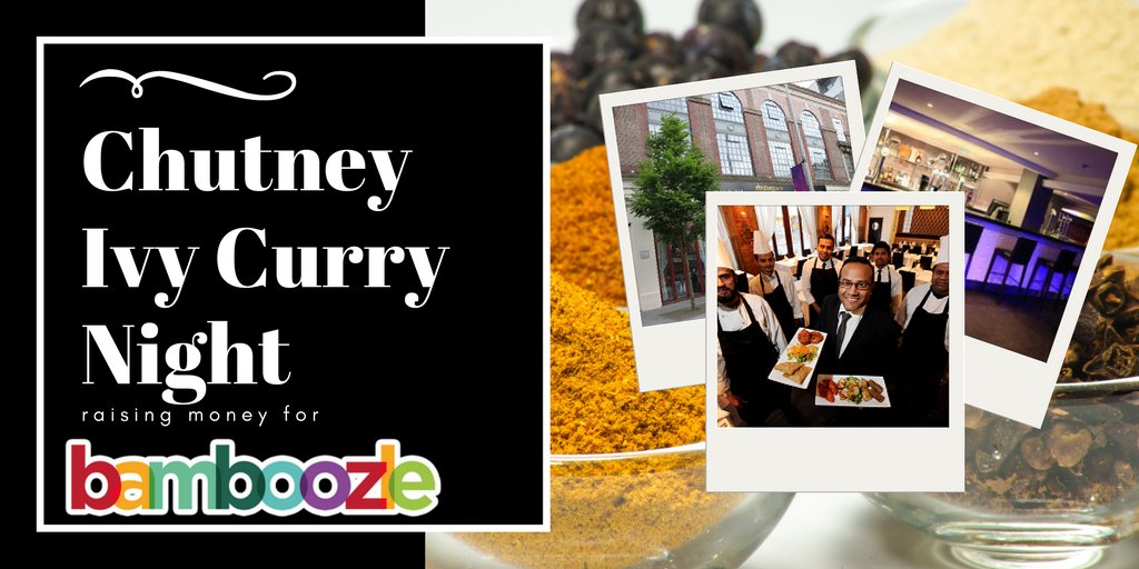 BamboozleUK's tweet image. What better way to support a local #leicester charity than by enjoying good curry together?! Join us at  @chutneyivy on 20th march for our most delicious fundraiser yet! Tickets only £25 email lucy@bamboozletheatre.co.uk to book your place!