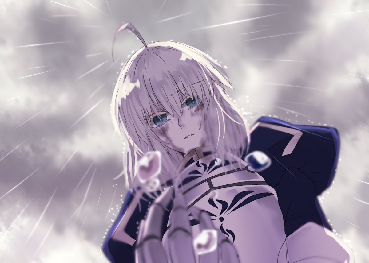 アルトリア・ペンドラゴン 「何度目の丘だろう 」|rocu✿Fateのイラスト
