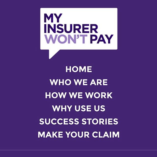 Head over to our website for more details on how we could help you with your disputed insurance claims myinsurerwontpay.co.uk #myinsurerwontpay #miwp #insuranceclaim #insurancedisputes #rejected