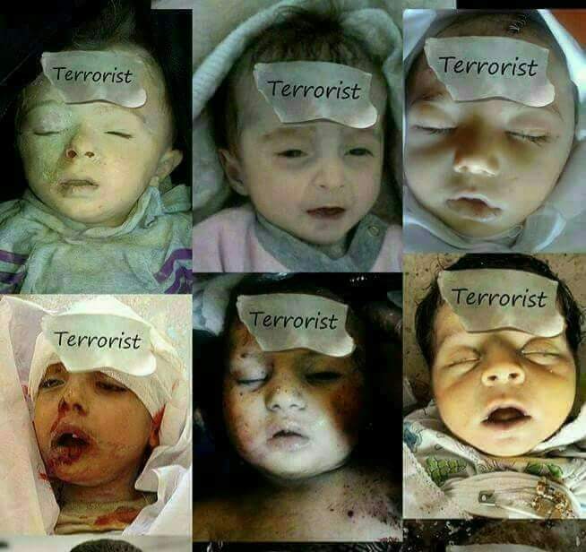Itxcymera's tweet photo. bashar al assad, iran and russia killed many  "terrorists", some are as follows
#میڈیا_کی_خاموشی_مجرمانہ_ہے
#SaveGouta
#StandUpPakistanForSyria https://t.co/FAnbNBuUaJ