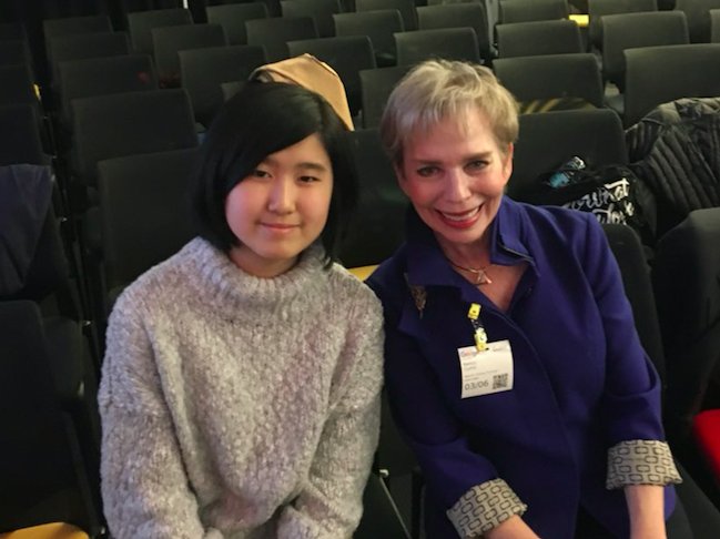 DesignAlliance_'s tweet photo. 7m7 minutes ago
Emma Yang, Timeless and Nancy Curtis, CoFounder of WaterSeer: Prize winners at GOOGLE NYC WomenTechChallenge 2018 ~ WaterSeer technology for global water security. @WaterSeer2017 @theWaterSeer @DAVisionaryDC @WomenWhoTech #WomenTechChallenge https://t.co/OeRfFnsl8D