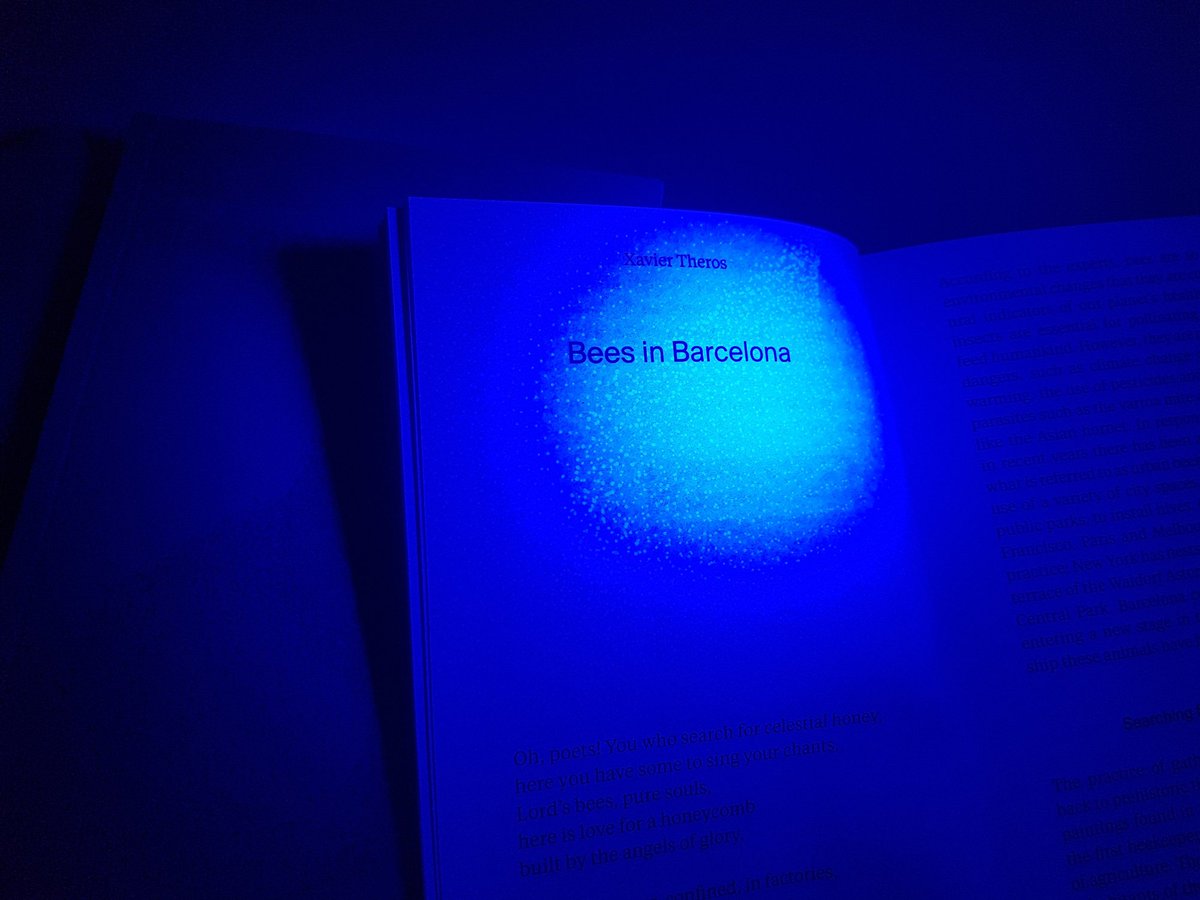 fundaciomiro's tweet photo. Acceptem el repte, @MuseuNac_Cat! Ens sumem a la iniciativa #LibrosDeMuseos 📚🏛️amb la publicació d’assajos de #beehaveBCN, que amaga una sorpresa pensada per l’espectre de visió de les abelles: https://t.co/ZT4nMHpA1o Nominem a @cececebe @fundaciotapies @MACBA_Barcelona https://t.co/SkQCCIBxPZ