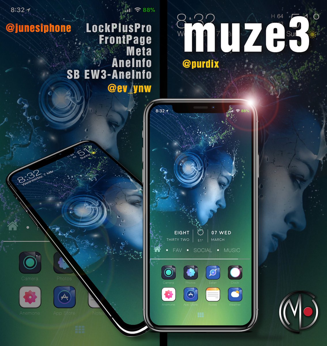 Metaserph's tweet photo. #Muze3 @Purdixx #LockPlusPro #FrontPage #AneInfo @JunesIphone #SBEW3widget @ev_ynw https://t.co/RI3HYlHuxI