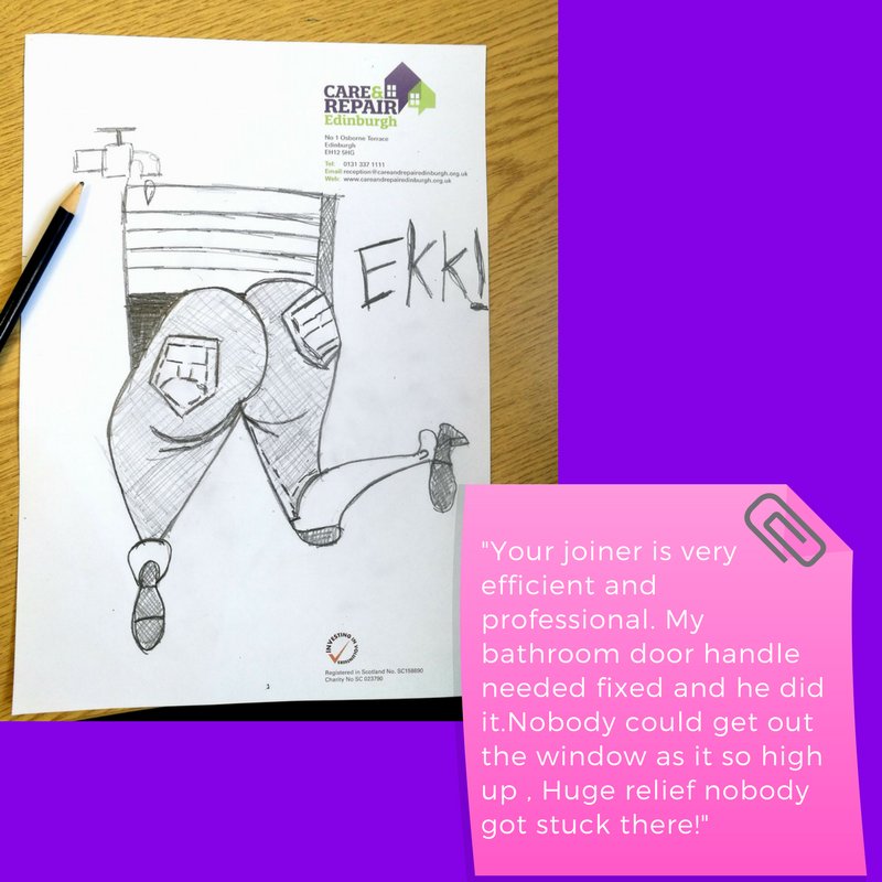 carerepairedin's tweet photo. If you require #SmallRepairs call us on 0131 337 1111
#thisisedinburgh @NHS_Lothian @LifeCare_ @Edinburgh_CC @LifeCare_ @KeySafeUK @StockbridgeEdin @madeinleith @theSpurtle https://t.co/Fv6cwmSXjY