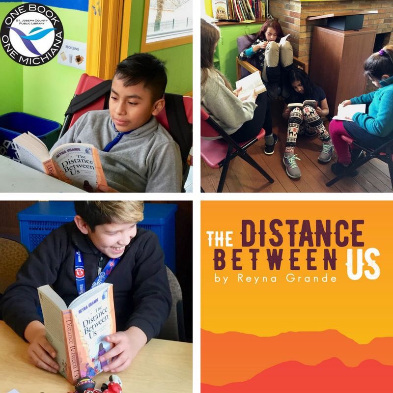 LaCasaDeAmistad's tweet photo. Our Crece Conmigo students are reading the One Book selection from @sjcplib and creating related art for @CRHCIUSB
#DistanceBetweenUs https://t.co/U5xolDMYoQ