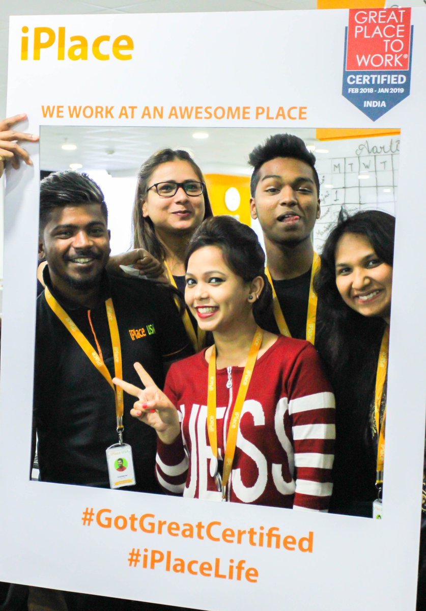 iPlaceUSA's tweet photo. @iPlaceUSA is proud to be certified as a 'Great Place to Work'. Thank you iPlacers for all your efforts to create an incredible environment every day at work. #GotGreatCertified #iPlaceLife #HighTrustHighPerformance https://t.co/ri63eNAlsW