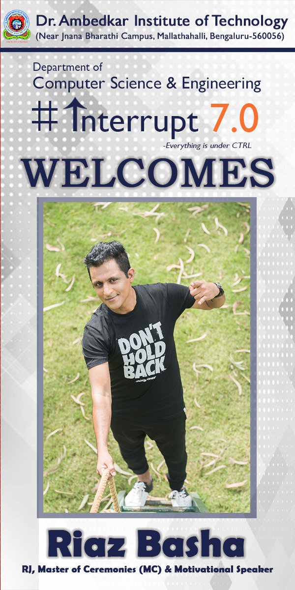 interrupt7_0's tweet photo. 2 days to go! Keep calm and wait for @riazbasha 😍
#interrupt7 #culturalevents #technofest #technoculturalfest #cse #engineers #departmentofcse #eventsofMarch #departmentfest https://t.co/naI4BDVuUE