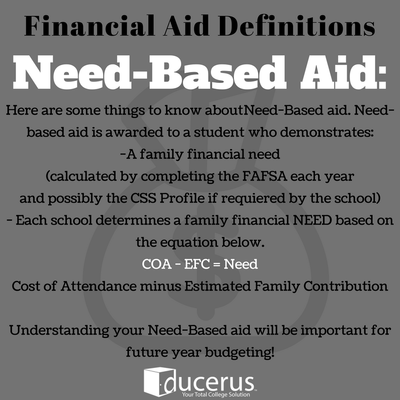 DucerusCarlsbad's tweet photo. Another #BackToBasics printable #FinancialAid cheat-sheet on this #WisdomWednesday. Do not forget, send ALL of your Fin. Aid Award letters to #Ducerus for proper analysis. We'll help identify if your school is being fair! Reply with #AskDucerus with questions about #NeedBasedAid! https://t.co/kVrJXy6Nyl