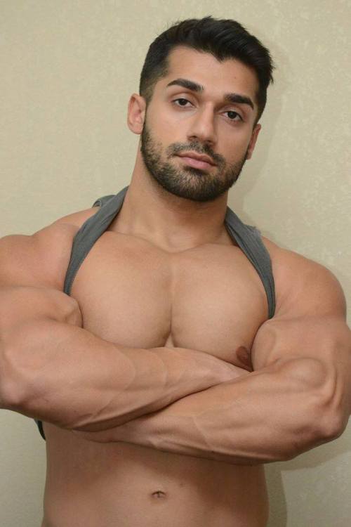 pacocutler's tweet photo. #ADRIANDAVID #muscleguys #bodybuilding #arabhunk #hothunk #bearded #musclemen https://t.co/ccR6Jwwvdd
